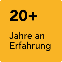 Über 20 Jahre Erfahrung